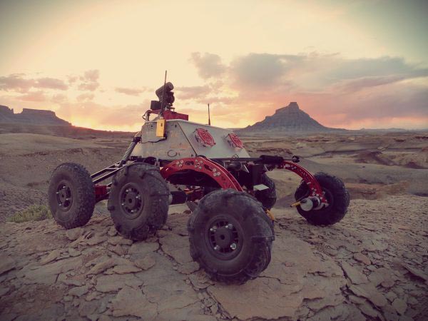 Called Ares, this prototype rover was built by the undergraduate students behind Cornell Mars Rover 